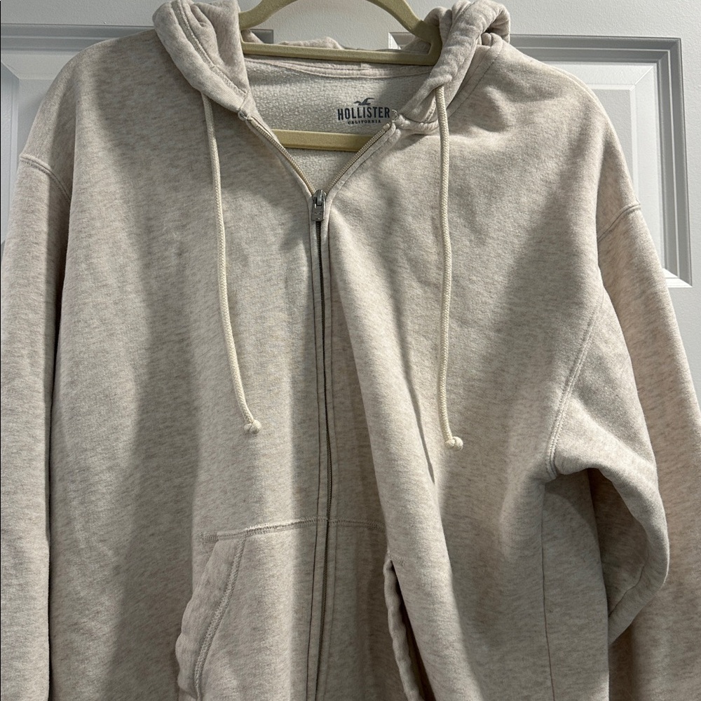 Hollister Unisex Zip Up Hoodie